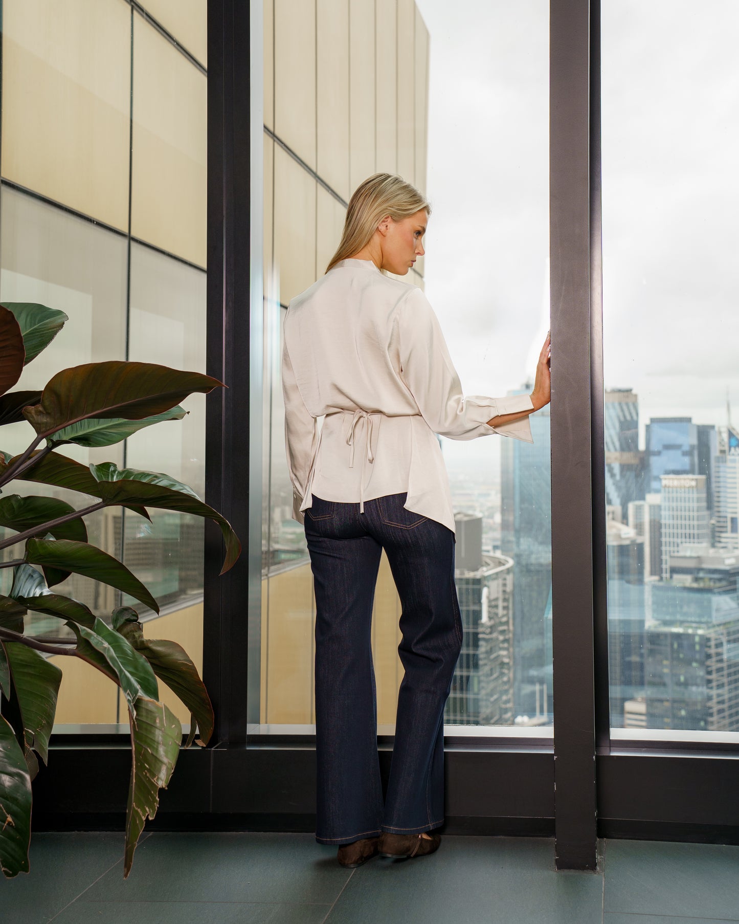 Celeste Satin Blouse