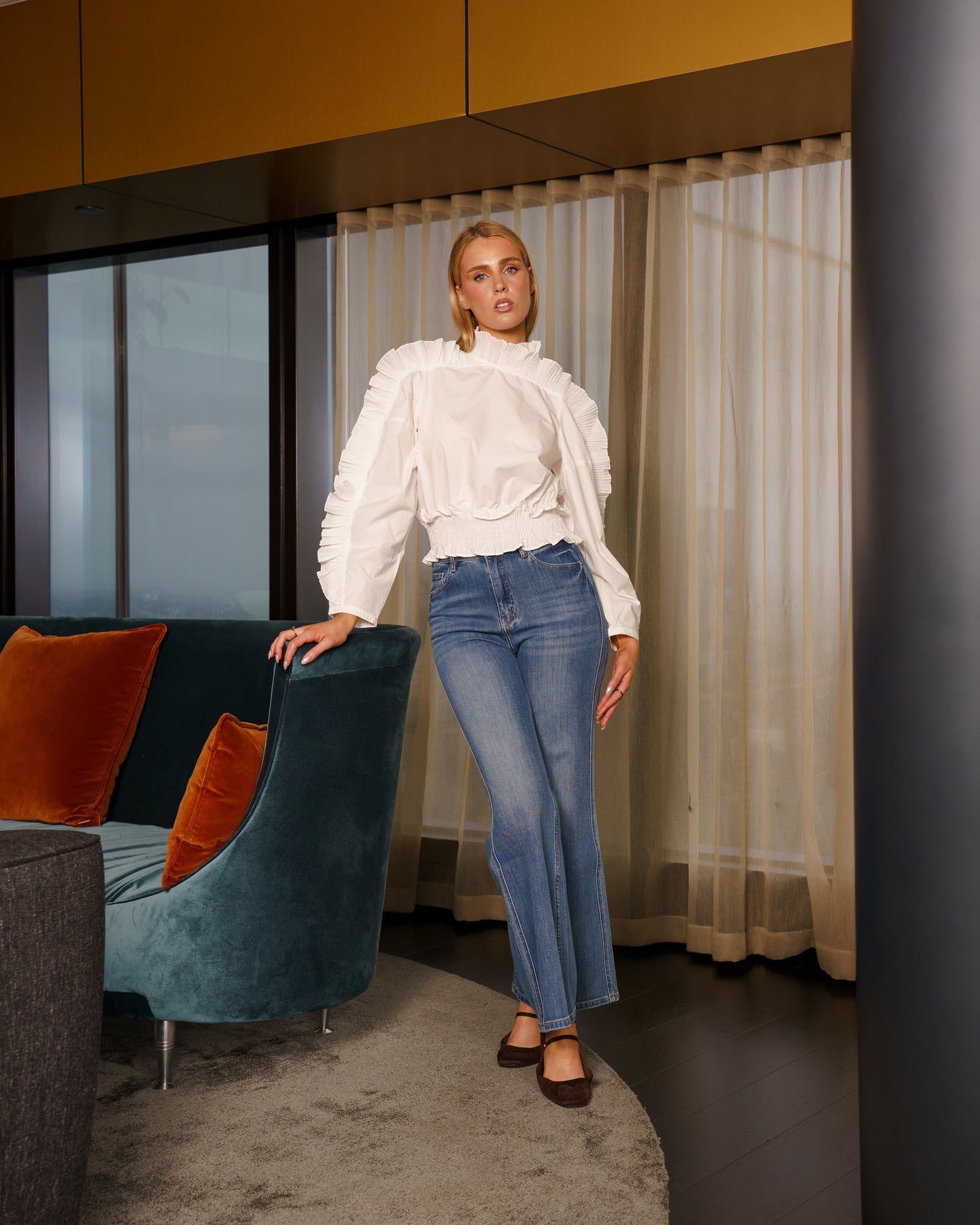 Luna Frill Blouse