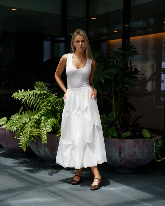 Kendall White Skirt