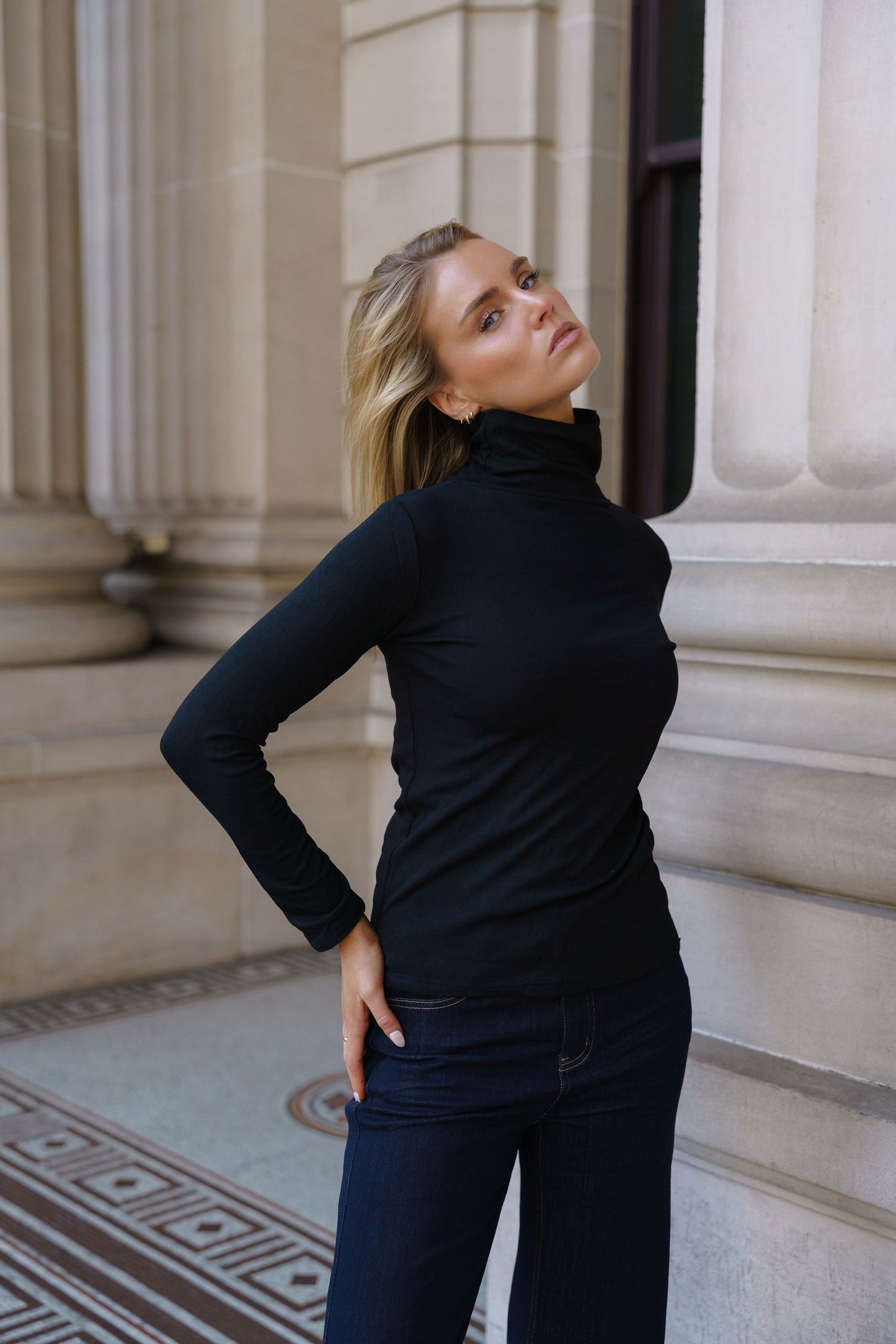 Clara High Neck Top